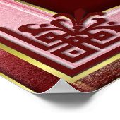 Viktorianische Rose Poster (Ecke)