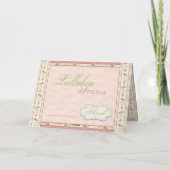 Viktorianische Rose Quilt TY-Karte Dankeskarte (Rückseite)