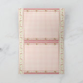 Viktorianische Rose Quilt TY-Karte Dankeskarte (Innenseite)