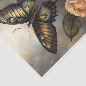 Viktorianische Rose Schmetterling-Decoupage Seidenpapier (Ausschnitt)