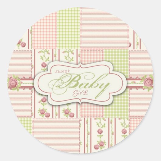 Viktorianische Rose Sticker 2 (Vorderseite)