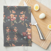 Viktorianische Rose und Lilie Geschirrtuch (Viertel Falte)