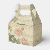 Viktorianische Rose und Musik Personalisiert Geschenkschachtel (Vorderseite)