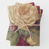 Viktorianische Rose zu Weihnachten Geschenkpapier Set (Beispiel)
