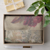 Viktorianische Rose zu Weihnachten Seidenpapier (Geschenk)