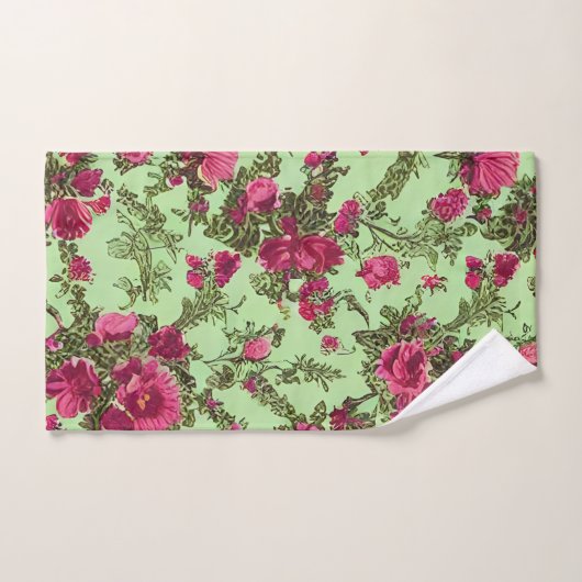 Viktorianische Rosen Badhandtuch Set (Handtuch)