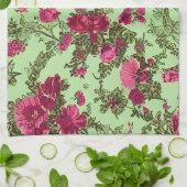 Viktorianische Rosen Geschirrtuch (Gefaltet)