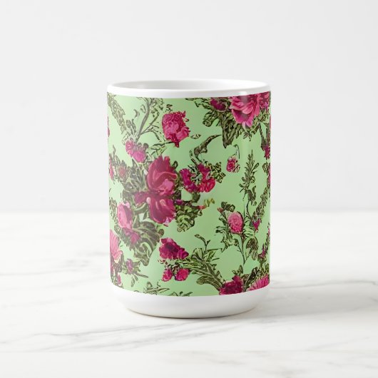 Viktorianische Rosen Kaffeetasse (Mittel)