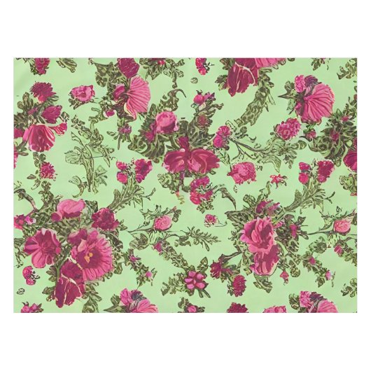 Viktorianische Rosen Tischdecke (Vorderseite (Horizontal))