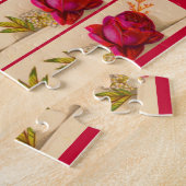 Viktorianische rote Rose Puzzle (Seite)