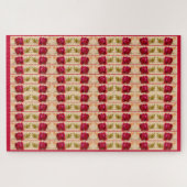 Viktorianische rote Rose Puzzle (Horizontal)