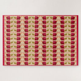 Viktorianische rote Rose Puzzle