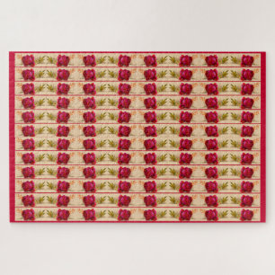 Viktorianische rote Rose Puzzle