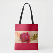 Viktorianische rote Rose Tasche (Vorderseite)