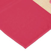 Viktorianische rote Rose Tischdecke (Schrägansicht)