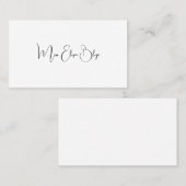 Viktorianische Rufkarten Telefonnummerkarte (Vorne/Hinten)