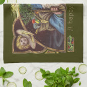 Viktorianische Santa Angels Weihnachtsantike Handtuch (Gefaltet)