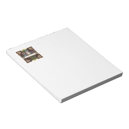 Viktorianische Santa Angels Weihnachtsantike Notizblock (angewinkelt)