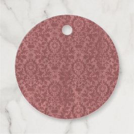 Viktorianische Schattierungen von Mauve Floral Geschenkanhänger