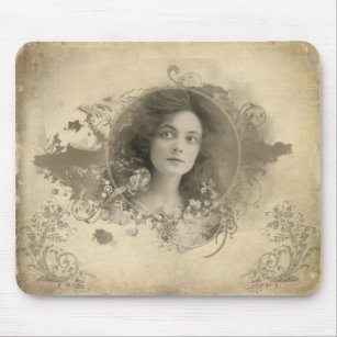 Viktorianische Schauspielerin Frau Doro Mousepad