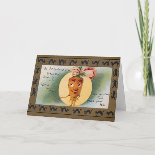 Viktorianische Schicksalskarte Karte (Vorderseite)