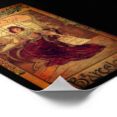 Viktorianische Schokoladenwerbung Poster (Ecke)