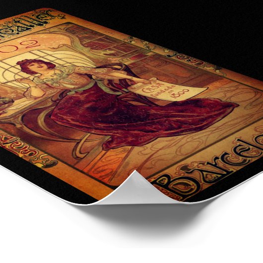 Viktorianische Schokoladenwerbung Poster (Ecke)