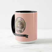 VIKTORIANISCHE SCHÖNE MÄDCHEN TASSE (Vorderseite Links)