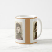 Viktorianische Schönheitspflege Netztuch rosa Ober Kaffeetasse (VorderseiteRechts)