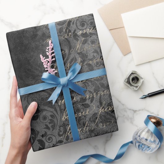 Viktorianische Schrift & Ornamentik Geschenkpapier (Schenken)