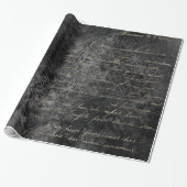Viktorianische Schrift & Ornamentik Geschenkpapier (Ungerollt)