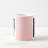 viktorianische Schwarz-Weiß-Braut, Blume-Soft Port Kaffeetasse (Mittel)