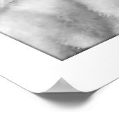 viktorianische Schwarz-Weiß-Porträtfrau Poster (Ecke)