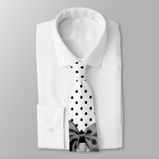 Viktorianische Schwarzweiss-Streifen mit Bogen Krawatte (Gebunden)