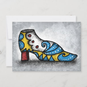 Viktorianische Showgrüße Karte