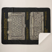 Viktorianische Silber-Schreibbox auf dem Sherpa-Bl Sherpadecke (Vorderseite (Horizontal))