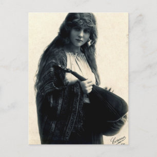 Viktorianische Sinti und Roma-Postkarte Postkarte