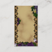 Viktorianische Sparrow und Schmetterlinge Visitenkarte (Vorderseite)