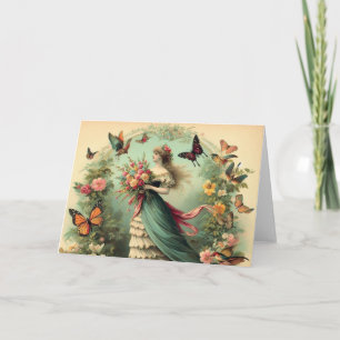 Viktorianische Spitze Karte