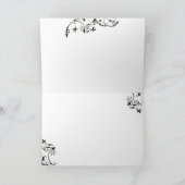 Viktorianische Spitzen-Grußkarte Karte (Innenseite)