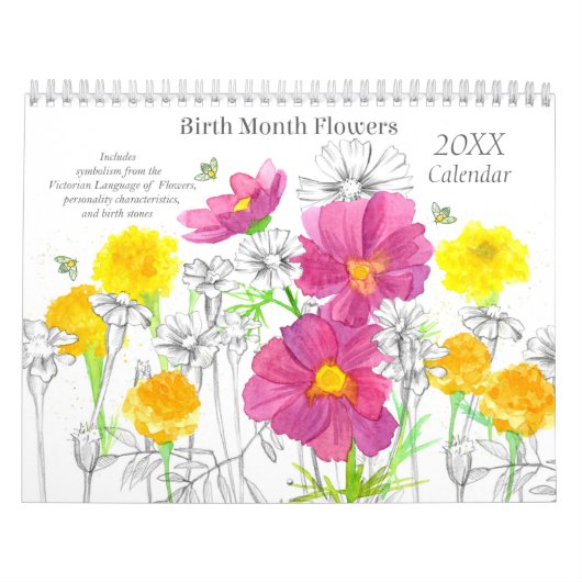 Viktorianische Sprache der Blume im Geburtsmonat Kalender (Titelbild)