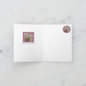 Viktorianische Sprache der Blume Karte (Innenseite)