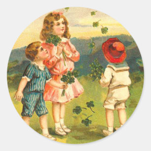 Viktorianische St. Patrick's Day Stickers