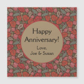 Viktorianische Steampunk Alte Lock-Taste rote Pflö Magnetkarte (Vorderseite)