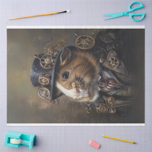 Viktorianische Steampunk-Guinea Seidenpapier (Basteln)