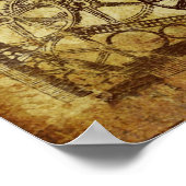 Viktorianische Steampunk-Hochzeit: Dieses Zeichen Poster (Ecke)