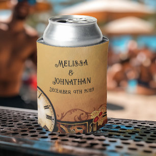 Viktorianische Steampunk-Hochzeit Dosenkühler