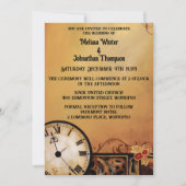 Viktorianische Steampunk-Hochzeit Einladung (Vorderseite)