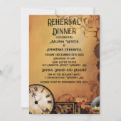 Viktorianische Steampunk-Hochzeit Einladung (Vorderseite)