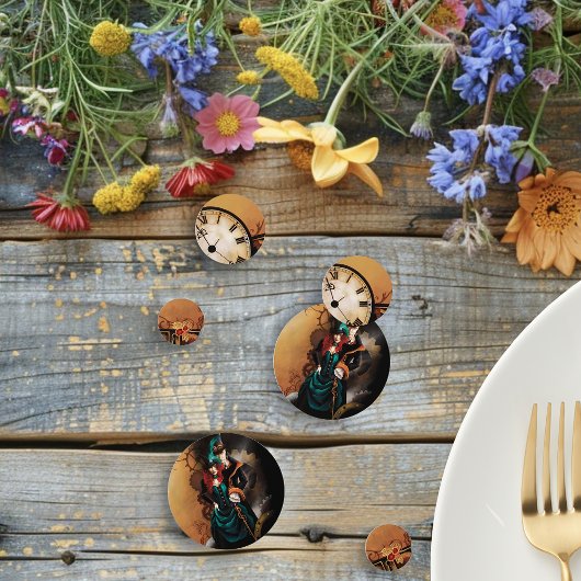 Viktorianische Steampunk-Hochzeit Konfetti